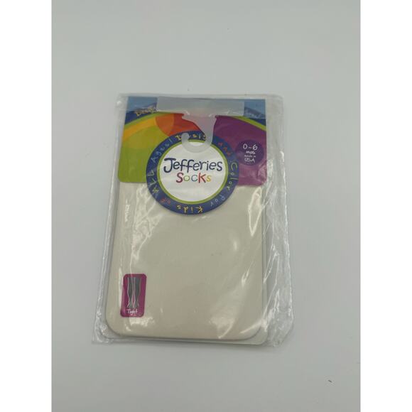 Jefferies Socks Ivory Pantyhose/Tights Size 0-6 months - Picture 1 of 2